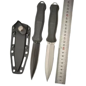 Gerades Springmesser mit Griff aus Nylonfaser