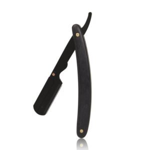 Elegantes schwarzes Rasiermesser fr Herren