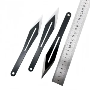 Outdoor-Trainingspfeile, Ninja-Pfeile, versteckte Tangmen-Waffen, gerade fliegende, rotierende Flugpfeile, Kampfsport-Wurfmesser, Teenadel-Wurfmesser